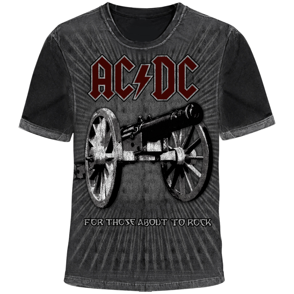 Camiseta Full Print AC/DC For Those About to Rock