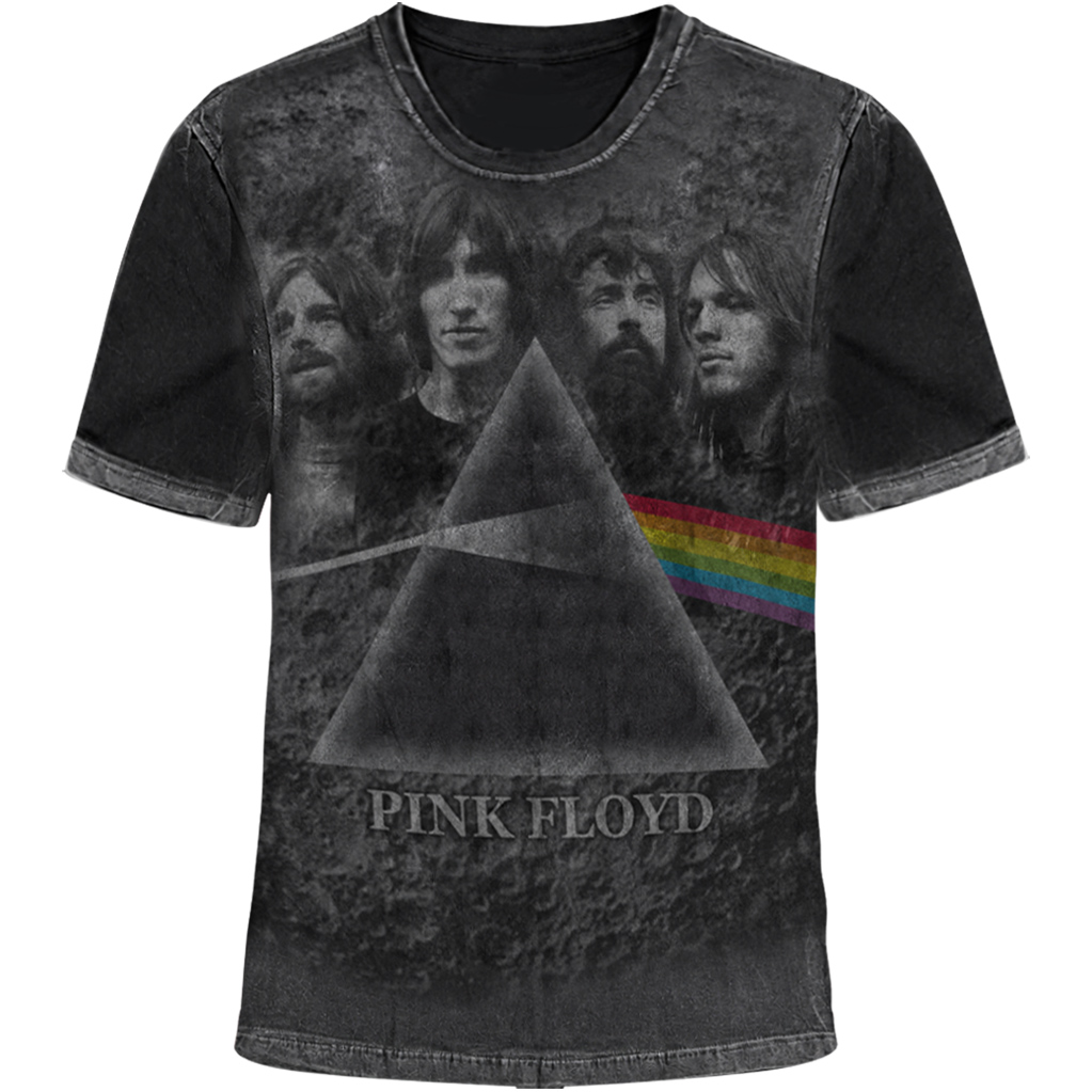Camiseta Full Print Pink Floyd Dark Side Prism