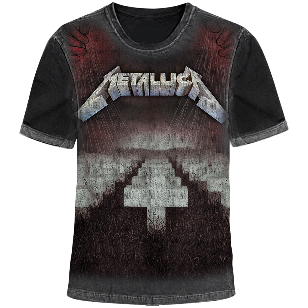 Camiseta Full Print Metallica Master of Puppets