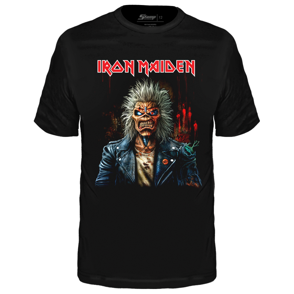 Camiseta Infantil Iron Maiden Portrait