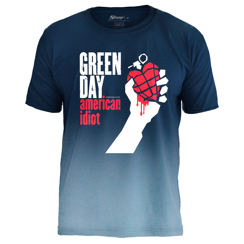 Camiseta Especial Green Day American Idiot