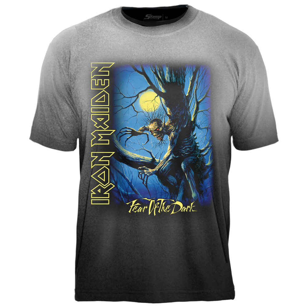 Camiseta Especial Iron Maiden Fear of the Dark