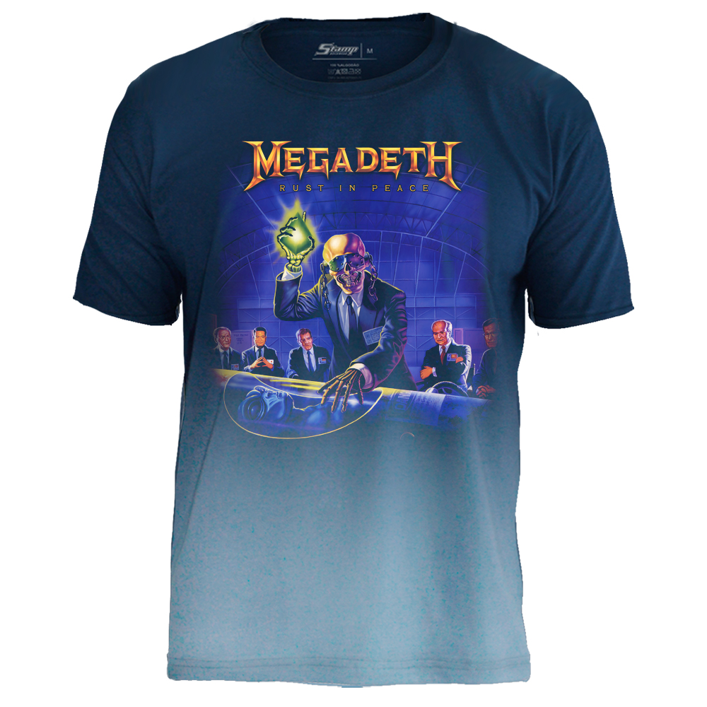 Camiseta Especial Megadeth Rust in Peace