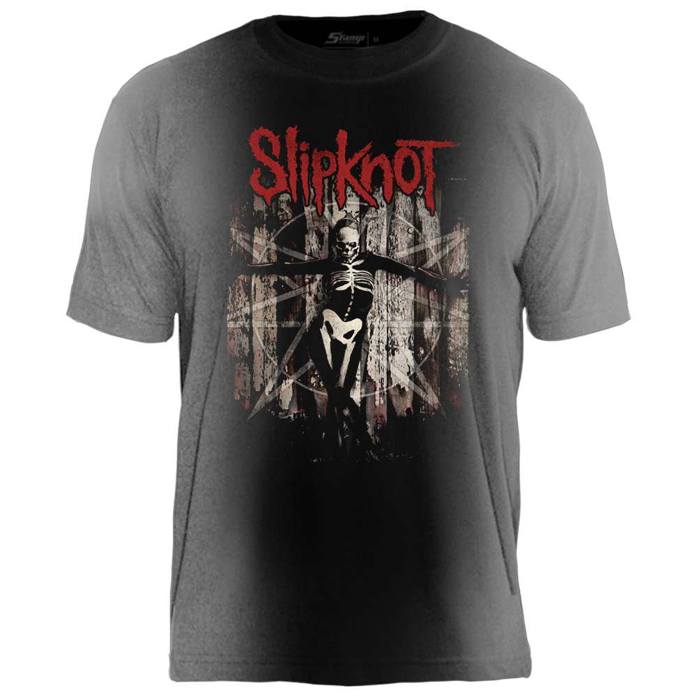 Camiseta Especial Slipknot The Gray Chapter Skeleton