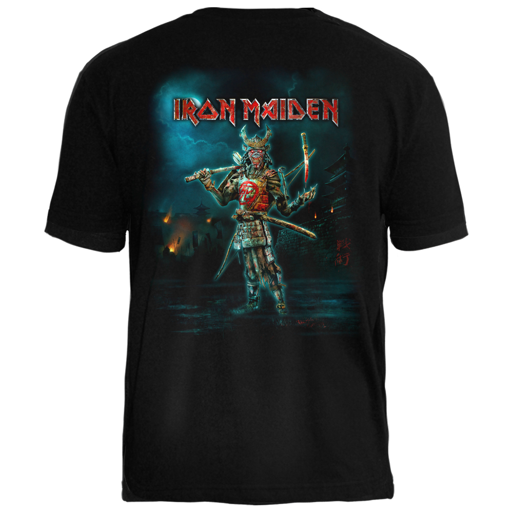 Camiseta PC Iron Maiden Samurai Standing Pose