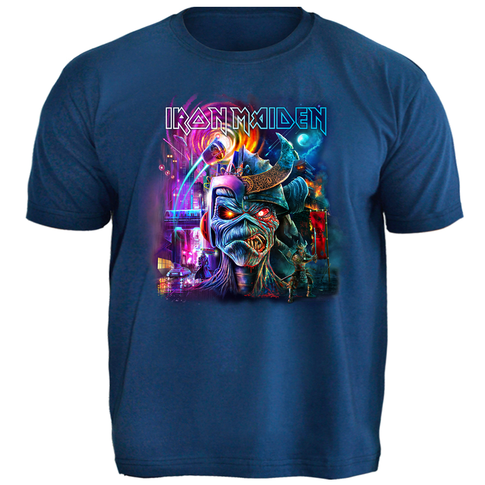 IRON MAIDEN "FUTURE PAST" POLERA ROCK HOMBRE SERIGRAFÍA - POLERAS A UN