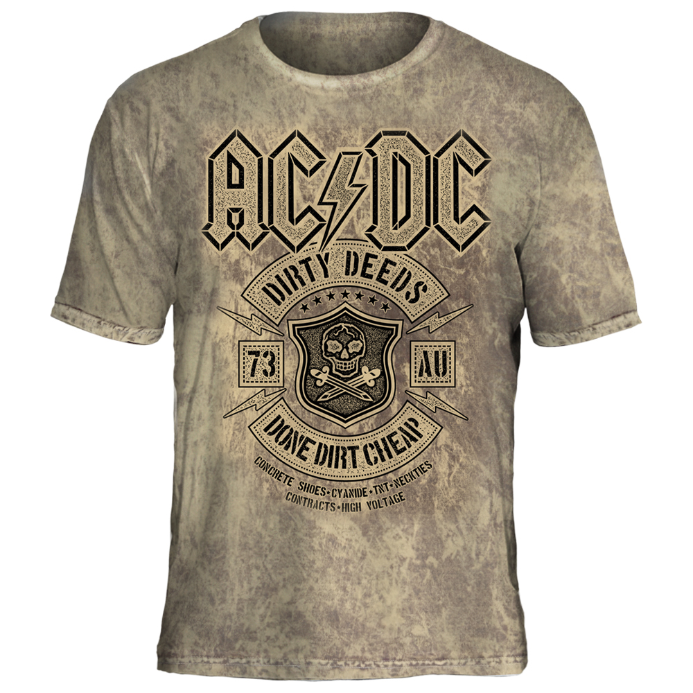 Camiseta TD AC/DC Dirty Deeds