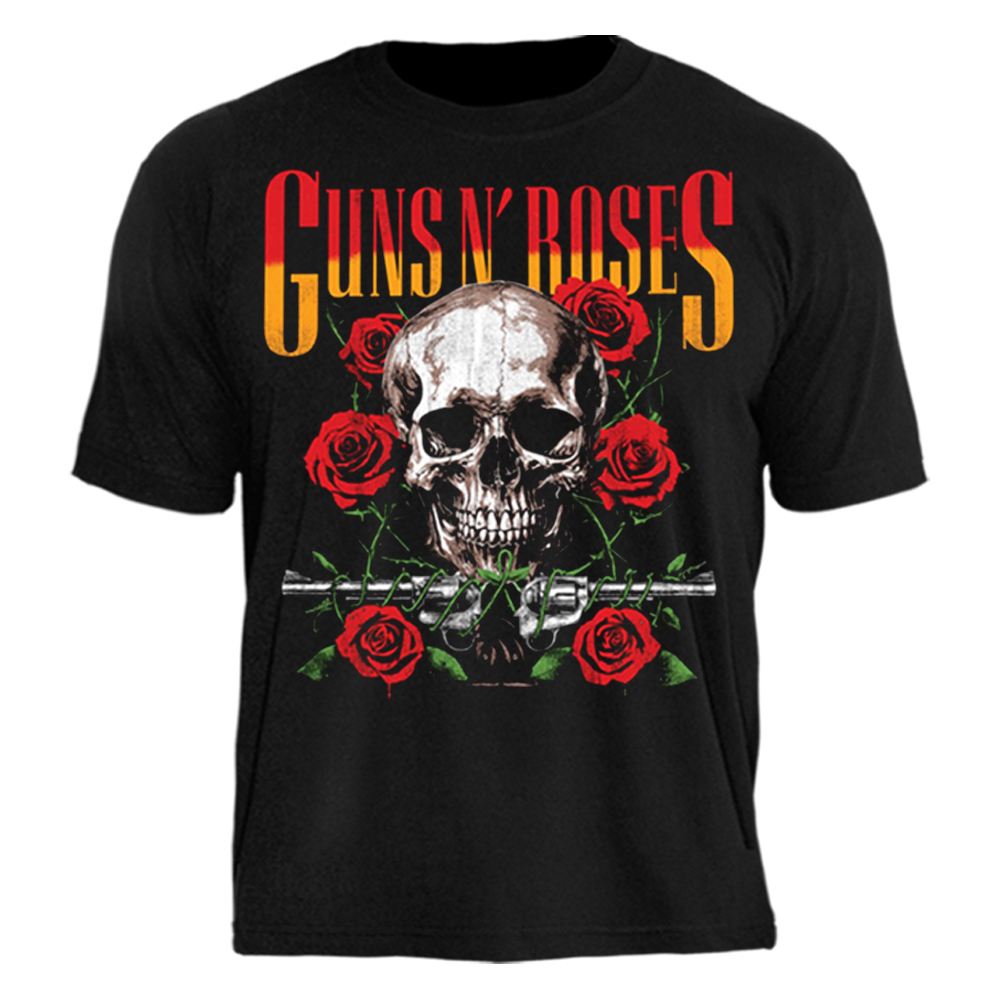 Camiseta TFE Guns N' Roses Skull N' Roses