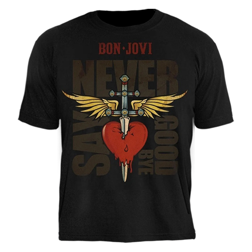 Camiseta TFE Bon Jovi Never Say Goodbye