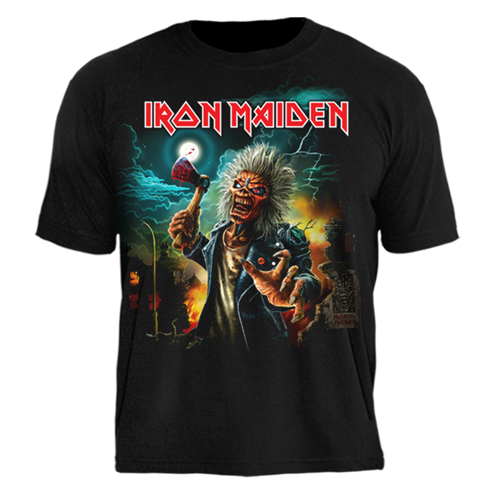 Camiseta TFE Iron Maiden Axe Eddie