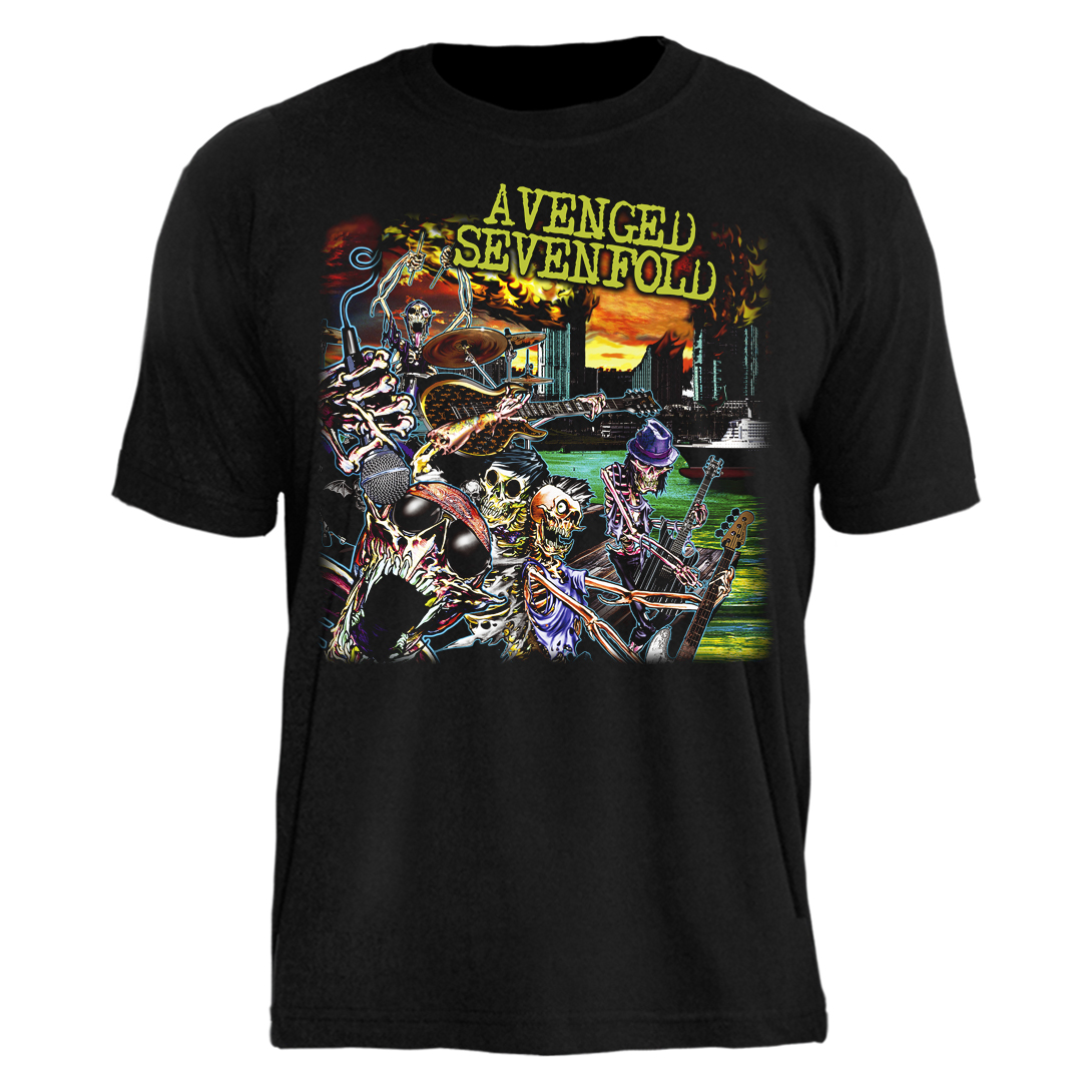 Camiseta Avenged Sevenfold Live In The LBC & Diamonds in The Rough