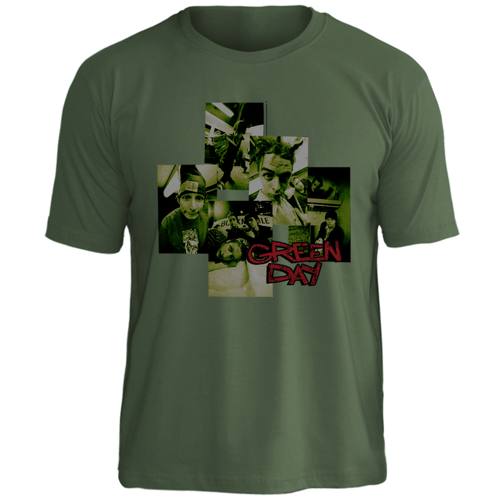 Camiseta Green Day Green