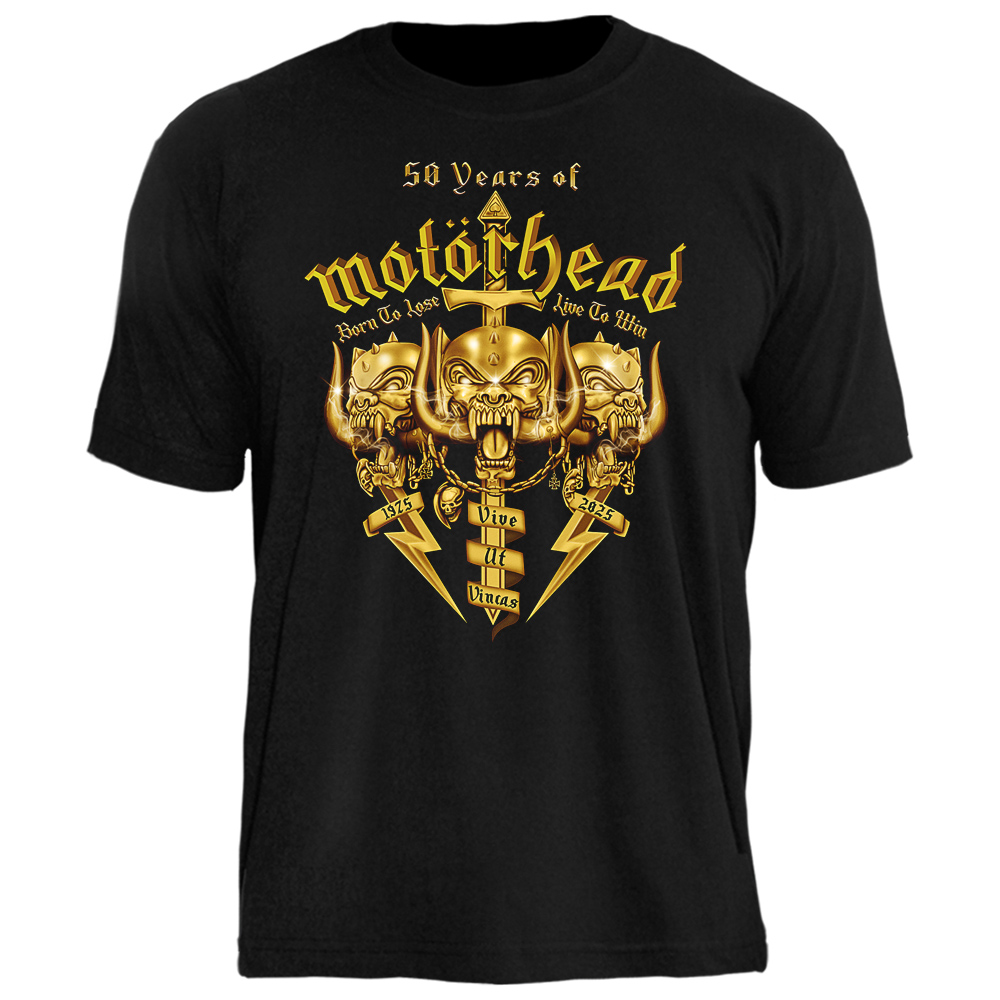 Camiseta Motorhead 50 TH Anniversary