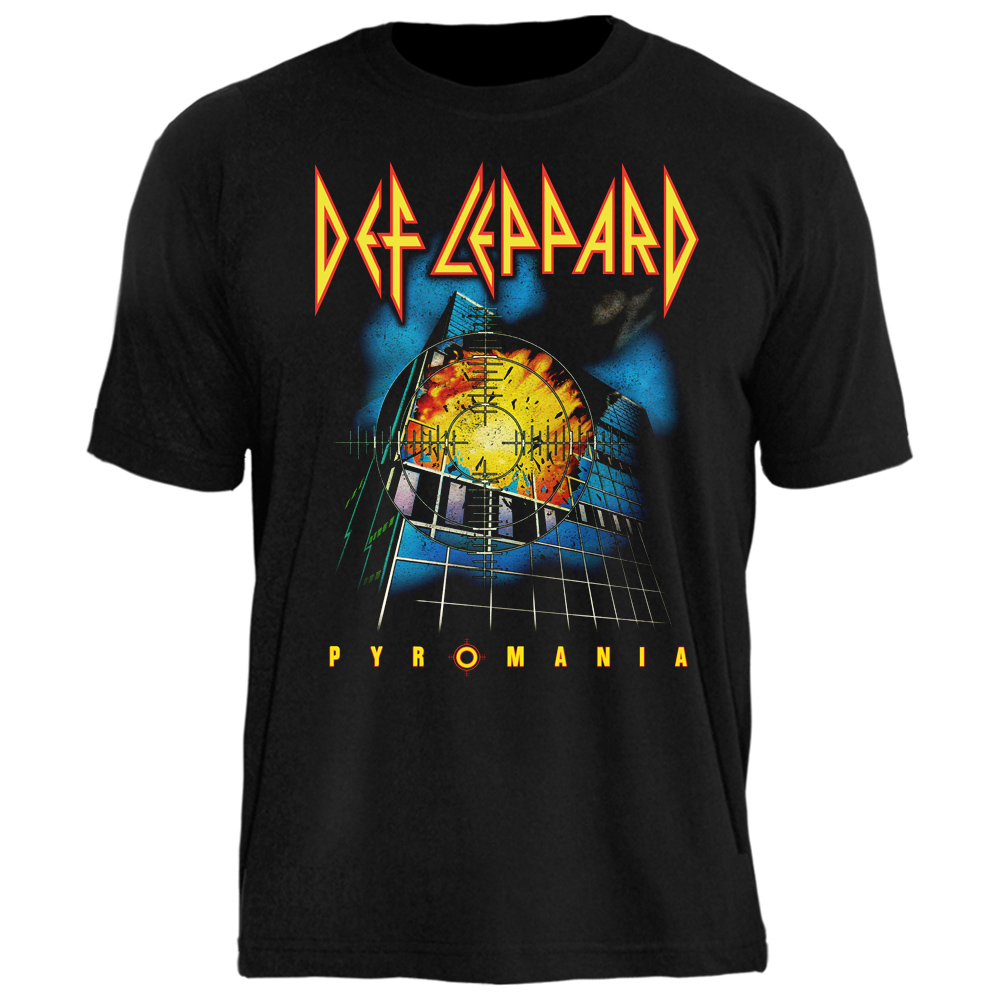Camiseta Def Leppard Pyromania