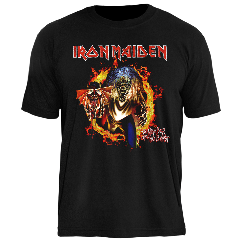 Camiseta Iron Maiden The Number of The Beast