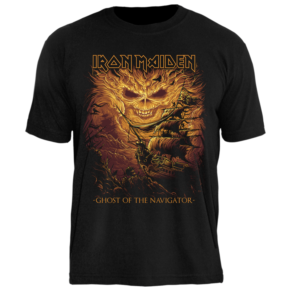 Camiseta Iron Maiden Ghost Of The Navigator