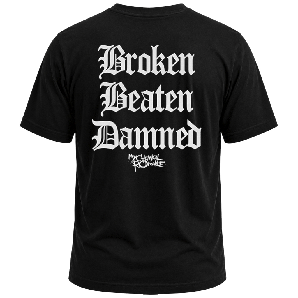 Camiseta My Chemical Romance Broken Beaten Damned